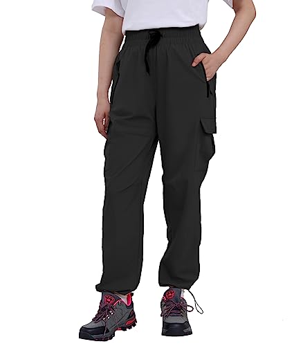 WORK IDEA Damen Cargo Jogginghose - Leichte, schnell trocknende Wanderhose für sportliche Aktivitäten, Workouts und entspannte Outdoor-Aktivitäten. von WORK IDEA