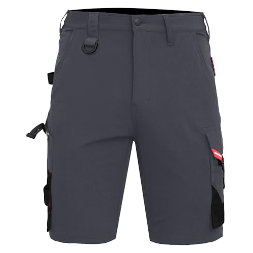 WORK IDEA Damen Slim-Fit Stretch Arbeitsshorts Strapazierfähige Eleganz für höchsten von WORK IDEA