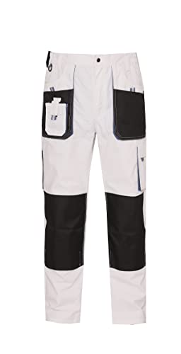 WORK IDEA Herren-Arbeitshose mit Oxford-Knietaschen, strapazierfähigem Canvas WORK IDEA Herren-Arbeitshose mit Oxford-Knietaschen, strapazierfähigem Canvas von WORK IDEA