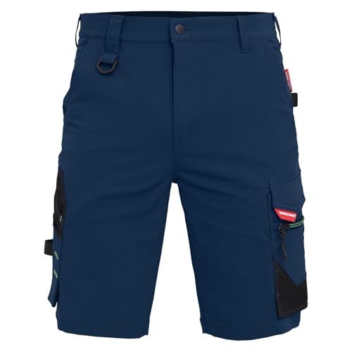 WORK IDEA Herren Slim-Fit Stretch Arbeitsshorts Strapazierfähige Eleganz für höchsten von WORK IDEA