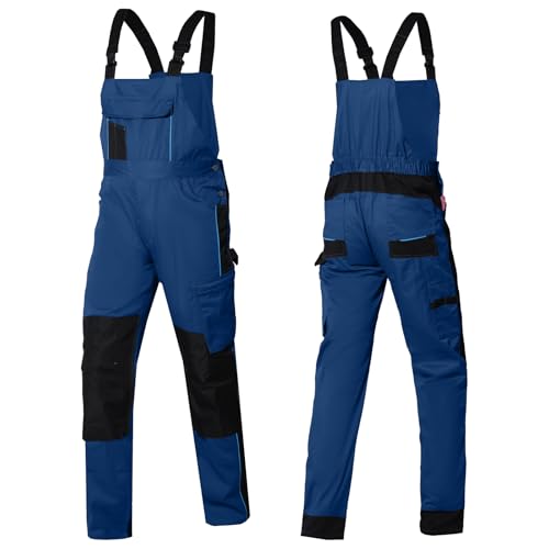 WORK IDEA Herren Stretch-Arbeitslatzhose mit zahlreichen Taschen und Werkzeugtaschen von WORK IDEA