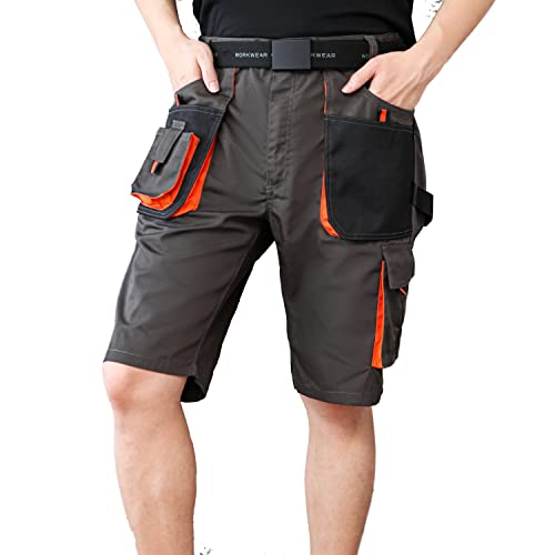 WORK IDEA Kurze Herren-Arbeitsshorts-Multi Pocket Männer Cargo-Hose für den Sommer… von WORK IDEA