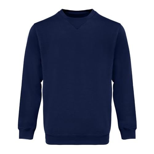 WORK IDEA Männer Crewneck Sweatshirt Arbeitskleidung Pullover Herren Basic Arbeitspullover von WORK IDEA
