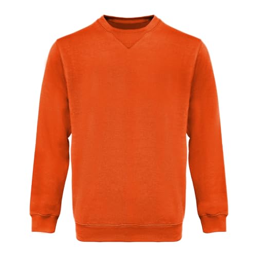 WORK IDEA Männer Crewneck Sweatshirt Arbeitskleidung Pullover Herren Basic Arbeitspullover von WORK IDEA