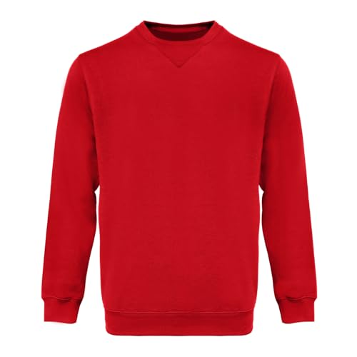 WORK IDEA Männer Crewneck Sweatshirt Arbeitskleidung Pullover Herren Basic Arbeitspullover von WORK IDEA