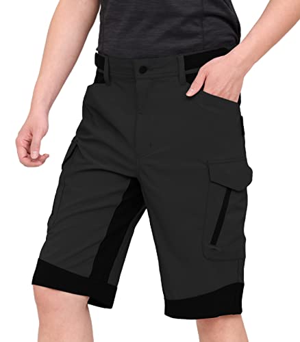 WORK IDEA Vielseitige Elastische wasserdichte Herren-Shorts mit Mehreren Taschen - Perfekt für Outdoor-Abenteuer von WORK IDEA