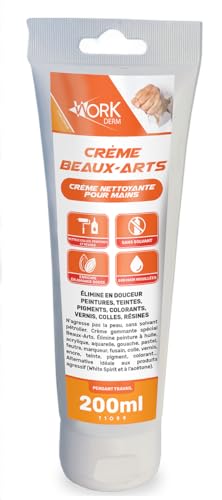Workderm Beaux-Arts Reinigungscreme für Hände, 200 ml, ohne Lösungsmittel, angereichert mit weicher Mandel Workderm Beaux-Arts Reinigungscreme für Hände, 200 ml, ohne Lösungsmittel, angereichert mit weicher Mandel von WORKDERM
