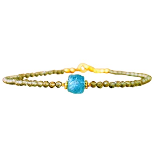 WORLD WIDE GEMS Apa 10 mm Trommelform glatt geschnittene Perlen 17,8 cm verstellbarer vergoldeter Verschluss Armband für Männer und Frauen Unisex Gliederkette Stapelarmband WWG_CH_00620 von WORLD WIDE GEMS