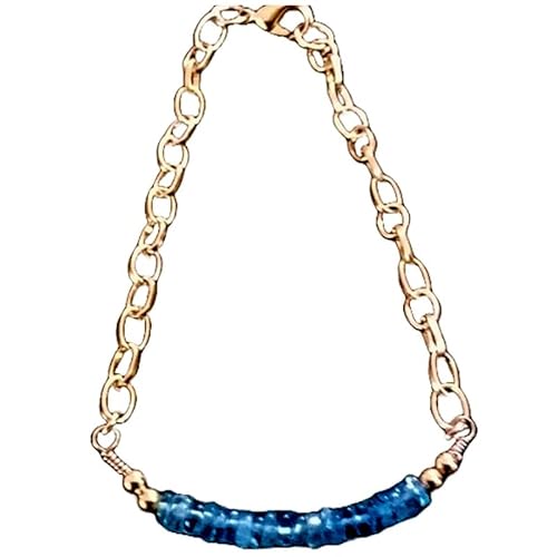 WORLD WIDE GEMS Apa 3,5 mm Rondelle-Form glatt geschliffene Perlen 17,8 cm rosévergoldeter Verschluss Armband für Männer und Frauen Unisex Gliederkette Stapelarmband WWG_CH_00559 WORLD WIDE GEMS Apa 3,5 mm Rondelle-Form glatt geschliffene Perlen 17,8 cm rosévergoldeter Verschluss Armband für Männer und Frauen Unisex Gliederkette Stapelarmband WWG_CH_00559 von WORLD WIDE GEMS