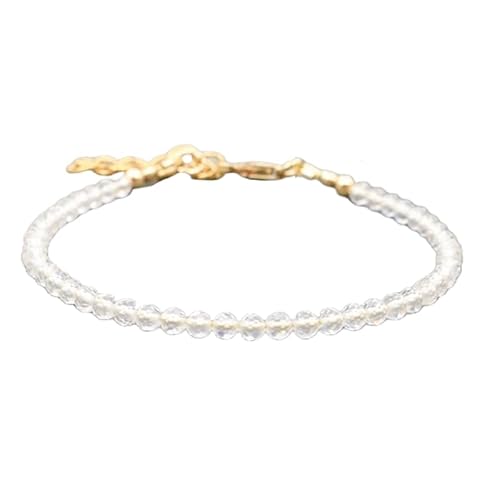 WORLD WIDE GEMS Klarer Quarz 3 mm runde Form facettierte Perlen 17,8 cm verstellbar vergoldet Verschluss Armband für Männer Frauen Unisex Gliederkette Stapelarmband WWG_CH_02240 WORLD WIDE GEMS Klarer Quarz 3 mm runde Form facettierte Perlen 17,8 cm verstellbar vergoldet Verschluss Armband für Männer Frauen Unisex Gliederkette Stapelarmband WWG_CH_02240 von WORLD WIDE GEMS