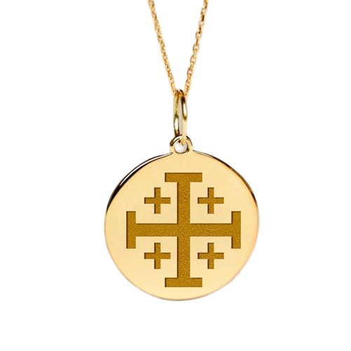 WORLD WIDE GEMS Luxuriöser Anhänger aus 925er-Sterlingsilber, 22–24 mm, ohne Kette, Jerusalem-Kreuz, zierlicher Charm, vergoldet, handgefertigter Schmuck, WW_OPC_02142 WORLD WIDE GEMS Luxuriöser Anhänger aus 925er-Sterlingsilber, 22–24 mm, ohne Kette, Jerusalem-Kreuz, zierlicher Charm, vergoldet, handgefertigter Schmuck, WW_OPC_02142 von WORLD WIDE GEMS