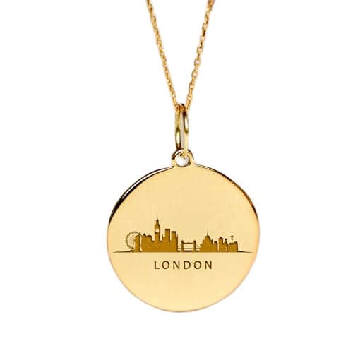 WORLD WIDE GEMS Luxuriöser Anhänger aus 925er-Sterlingsilber, 22–24 mm, ohne Kette, London, England, zierlicher Skyline-Charm, vergoldet, handgefertigter Schmuck | WW_OPC_02104 WORLD WIDE GEMS Luxuriöser Anhänger aus 925er-Sterlingsilber, 22–24 mm, ohne Kette, London, England, zierlicher Skyline-Charm, vergoldet, handgefertigter Schmuck | WW_OPC_02104 von WORLD WIDE GEMS