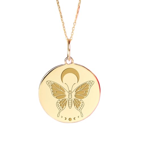 WORLD WIDE GEMS Luxuriöser Anhänger aus 925er-Sterlingsilber, 22–24 mm, ohne Kette, Luna-Motte, zierlicher Charm, vergoldet, handgefertigter Schmuck, WW_OPC_02297 WORLD WIDE GEMS Luxuriöser Anhänger aus 925er-Sterlingsilber, 22–24 mm, ohne Kette, Luna-Motte, zierlicher Charm, vergoldet, handgefertigter Schmuck, WW_OPC_02297 von WORLD WIDE GEMS