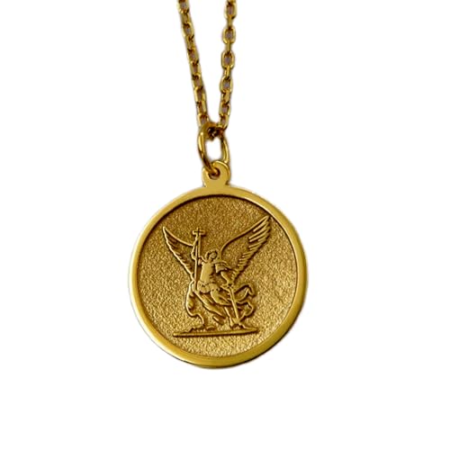 WORLD WIDE GEMS Luxuriöser Anhänger aus 925er-Sterlingsilber, 22 mm, ohne Kette, Erzengel Michael – Heiliger, spiritueller Schutzschmuck, religiös, handgefertigter Charm, vergoldet | WW_OPC_01597 WORLD WIDE GEMS Luxuriöser Anhänger aus 925er-Sterlingsilber, 22 mm, ohne Kette, Erzengel Michael – Heiliger, spiritueller Schutzschmuck, religiös, handgefertigter Charm, vergoldet | WW_OPC_01597 von WORLD WIDE GEMS