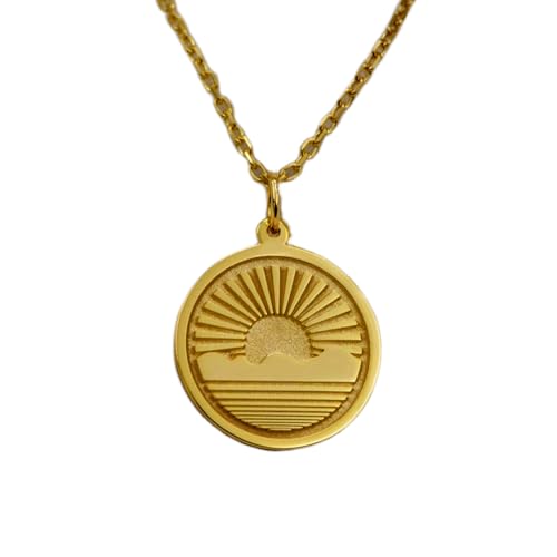 WORLD WIDE GEMS Luxuriöser Anhänger aus 925er Sterlingsilber, 22 mm, ohne Kette, Sonne, handgefertigter Sonnenschein, strahlender Solarschmuck, himmlischer Charme, minimalistisch, vergoldet | WW_OPC von WORLD WIDE GEMS