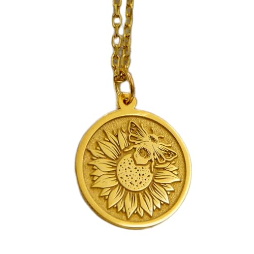 WORLD WIDE GEMS Luxuriöser Anhänger aus 925er Sterlingsilber, 22 mm, ohne Kette, Sonnenblumenbiene – von der Natur inspiriertes Symbol für Freude und Fülle, Blumen-Charm für spirituelle Frauen WORLD WIDE GEMS Luxuriöser Anhänger aus 925er Sterlingsilber, 22 mm, ohne Kette, Sonnenblumenbiene – von der Natur inspiriertes Symbol für Freude und Fülle, Blumen-Charm für spirituelle Frauen von WORLD WIDE GEMS