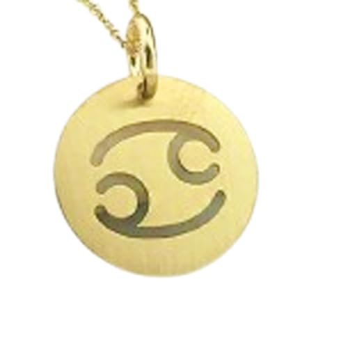 WORLD WIDE GEMS Luxuriöser Anhänger aus 925er-Sterlingsilber, 22 mm, ohne Kette, Sternzeichen Krebs, gebürstete Oberfläche, zarter Charm, vergoldet, handgefertigter Schmuck, WW_OPC_01765 WORLD WIDE GEMS Luxuriöser Anhänger aus 925er-Sterlingsilber, 22 mm, ohne Kette, Sternzeichen Krebs, gebürstete Oberfläche, zarter Charm, vergoldet, handgefertigter Schmuck, WW_OPC_01765 von WORLD WIDE GEMS
