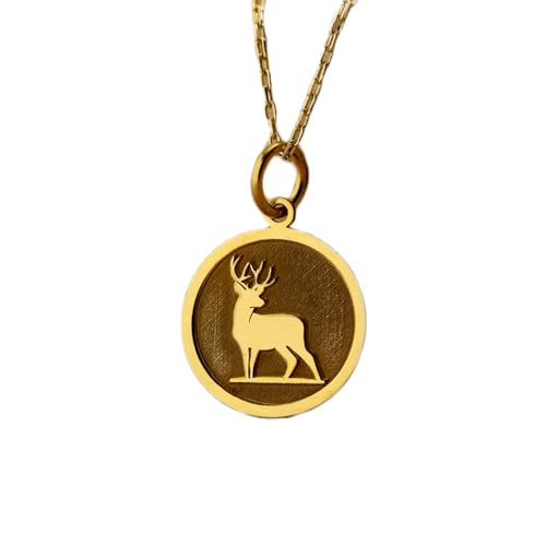WORLD WIDE GEMS Luxuriöser Anhänger aus 925er Sterlingsilber, 24 mm, ohne Kette, Hirsch, zierlicher Liebesschmuck, Charm, Tier, Damen, vergoldet, handgefertigt, WW_OPC_01070 WORLD WIDE GEMS Luxuriöser Anhänger aus 925er Sterlingsilber, 24 mm, ohne Kette, Hirsch, zierlicher Liebesschmuck, Charm, Tier, Damen, vergoldet, handgefertigt, WW_OPC_01070 von WORLD WIDE GEMS