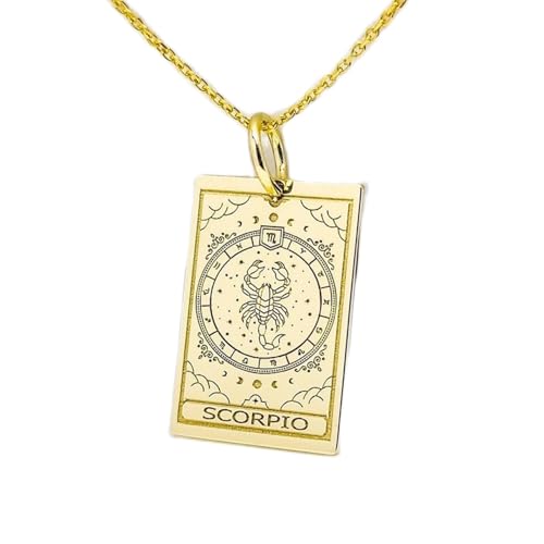 WORLD WIDE GEMS Luxuriöser Anhänger aus 925er-Sterlingsilber, 24 x 16 mm, ohne Kette, Skorpion-Sternzeichen, Horoskop-Tarotkarte, Geburtsschmuck, Charm, vergoldet, handgefertigt, WW_OPC_00177 WORLD WIDE GEMS Luxuriöser Anhänger aus 925er-Sterlingsilber, 24 x 16 mm, ohne Kette, Skorpion-Sternzeichen, Horoskop-Tarotkarte, Geburtsschmuck, Charm, vergoldet, handgefertigt, WW_OPC_00177 von WORLD WIDE GEMS