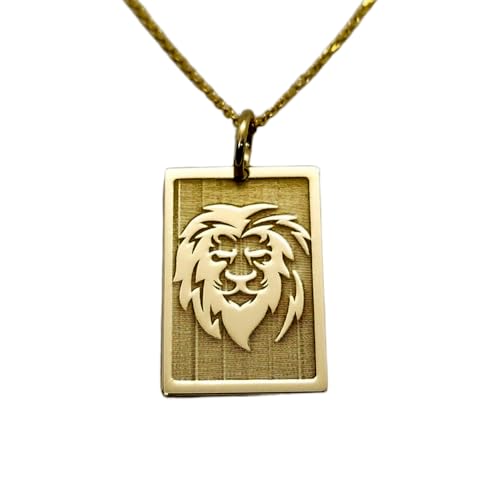 WORLD WIDE GEMS Luxuriöser Anhänger aus 925er-Sterlingsilber, 24 x 19 mm, ohne Kette, Löwenkopf-Tarotkarte, Löwe-Charm, Schmuck, zierliches Quadrat, vergoldet, handgefertigter Schmuck, WW_OPC_00550 WORLD WIDE GEMS Luxuriöser Anhänger aus 925er-Sterlingsilber, 24 x 19 mm, ohne Kette, Löwenkopf-Tarotkarte, Löwe-Charm, Schmuck, zierliches Quadrat, vergoldet, handgefertigter Schmuck, WW_OPC_00550 von WORLD WIDE GEMS