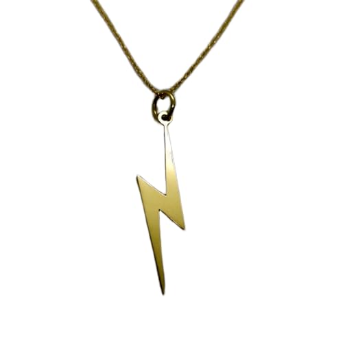 WORLD WIDE GEMS Luxuriöser Anhänger aus 925er Sterlingsilber, 35 x 9 mm, ohne Kette, Blitz, gravierter Charm, zierlich, Thunderbolt, Thunder, vergoldeter Schmuck | WW_OPC_00752 WORLD WIDE GEMS Luxuriöser Anhänger aus 925er Sterlingsilber, 35 x 9 mm, ohne Kette, Blitz, gravierter Charm, zierlich, Thunderbolt, Thunder, vergoldeter Schmuck | WW_OPC_00752 von WORLD WIDE GEMS