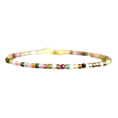 WORLD WIDE GEMS Madagaskar Turmalin 3 mm runde Form, facettierte geschliffene Perlen, 17,8 cm, vergoldeter Verschluss, Armband für Herren, Damen, Unisex, Gliederkette, stapelbares Armband | WWG_CH WORLD WIDE GEMS Madagaskar Turmalin 3 mm runde Form, facettierte geschliffene Perlen, 17,8 cm, vergoldeter Verschluss, Armband für Herren, Damen, Unisex, Gliederkette, stapelbares Armband | WWG_CH von WORLD WIDE GEMS