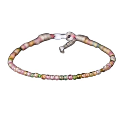 WORLD WIDE GEMS Multi-Turmalin-Armband, 2 mm, Rondelle-Form, facettierte Perlen, 17,8 cm, verstellbar, versilbert, Verschluss für Herren, Damen, Unisex, Gliederkette, stapelbares Armband | WWG_CH WORLD WIDE GEMS Multi-Turmalin-Armband, 2 mm, Rondelle-Form, facettierte Perlen, 17,8 cm, verstellbar, versilbert, Verschluss für Herren, Damen, Unisex, Gliederkette, stapelbares Armband | WWG_CH von WORLD WIDE GEMS