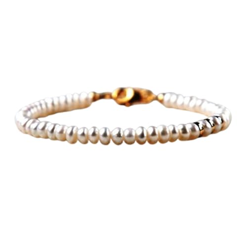 WORLD WIDE GEMS Süßwasserperle 3,5–4 mm Rondelle-Form glatt geschnittene Perlen 17,8 cm vergoldeter Verschluss Armband für Männer und Frauen Unisex Gliederkette Stapelarmband WWG_CH_02952 WORLD WIDE GEMS Süßwasserperle 3,5–4 mm Rondelle-Form glatt geschnittene Perlen 17,8 cm vergoldeter Verschluss Armband für Männer und Frauen Unisex Gliederkette Stapelarmband WWG_CH_02952 von WORLD WIDE GEMS