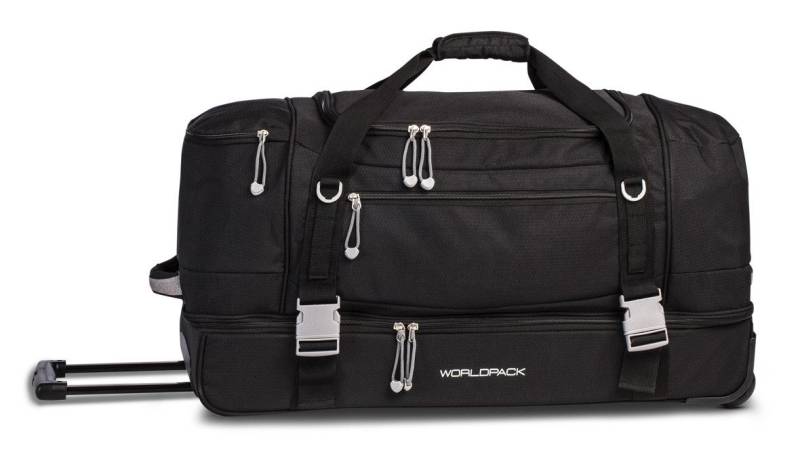WORLDPACK Reisetasche WORLDPACK Rollenreisetasche *schwarz von WORLDPACK