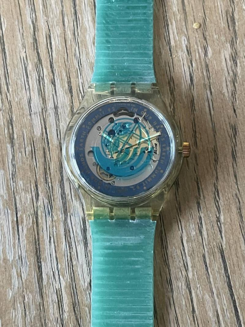 Swatch Armbanduhr Sak102 "Time To Move" 1992 Vintage Original in Neuwertigem Zustand. Sehr Selten von WORLDRECORDS