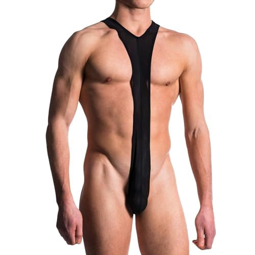 WOSE Borat Mankini Badeanzug Borat Anzug Männer Herren Hochgeschnittener Slip Badeanzug Männ Tanga String T Form Party-Kostüm Bikini für Männer, Einheitsgröße von WOSE