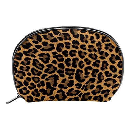 Kleine Make-up-Tasche für Geldbörse,Kosmetiktasche,moderner klassischer Leopardenmuster,Kosmetiketui,Make-up-Organizer für Damen von WOSHJIUK