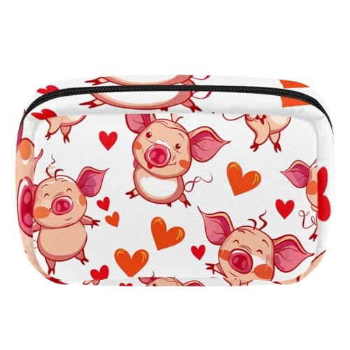 Make up Tasche klein,Make up Reisetasche,Cartoon Tier Schwein,Make up Organizer Tasche Make up Tasche klein,Make up Reisetasche,Cartoon Tier Schwein,Make up Organizer Tasche von WOSHJIUK