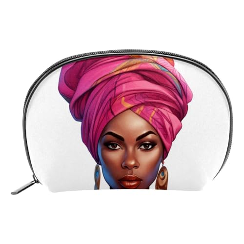 Make up Taschen Organizer,Kosmetiktaschen für Frauen,Afroamerikanerfrauen ethnisches Mädchen,kleine Make up Tasche von WOSHJIUK