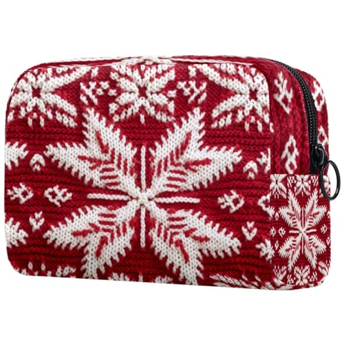 Make up Taschen Organizer,Kosmetiktaschen für Frauen,Vintages Weihnachtsrotes Kariertes Muster,kleine Make up Tasche Make up Taschen Organizer,Kosmetiktaschen für Frauen,Vintages Weihnachtsrotes Kariertes Muster,kleine Make up Tasche von WOSHJIUK