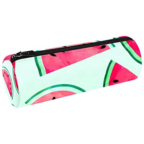 WOSHJIUK Federmäppchen,Markierungsstiftetui für das Büro,Aquarellfarbe Wassermelone,Stiftetui Schreibtisch-Organizer-Tasche Bleistifthalterbox von WOSHJIUK