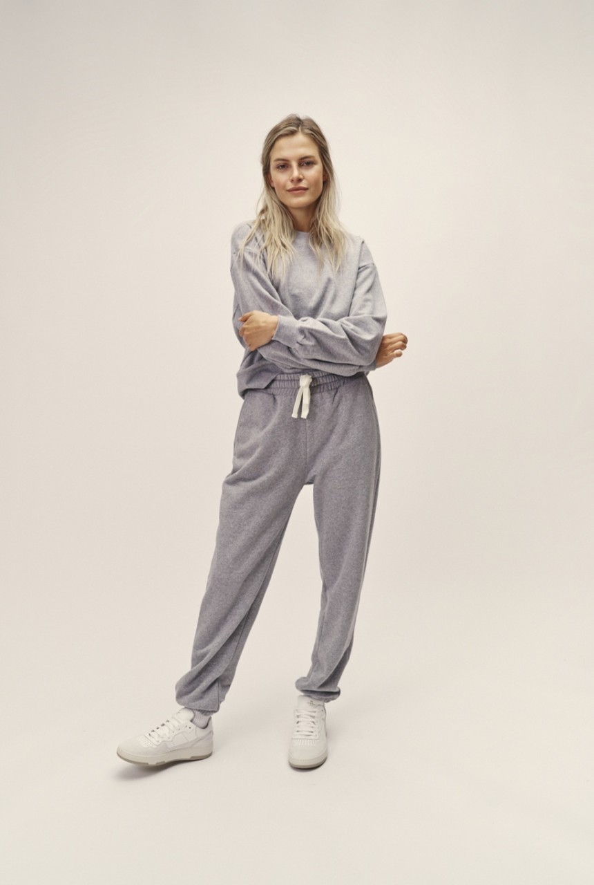 SWEATPANTS Organic Cotton | WOTE | vegane Jogginghose | grey S von WOTE