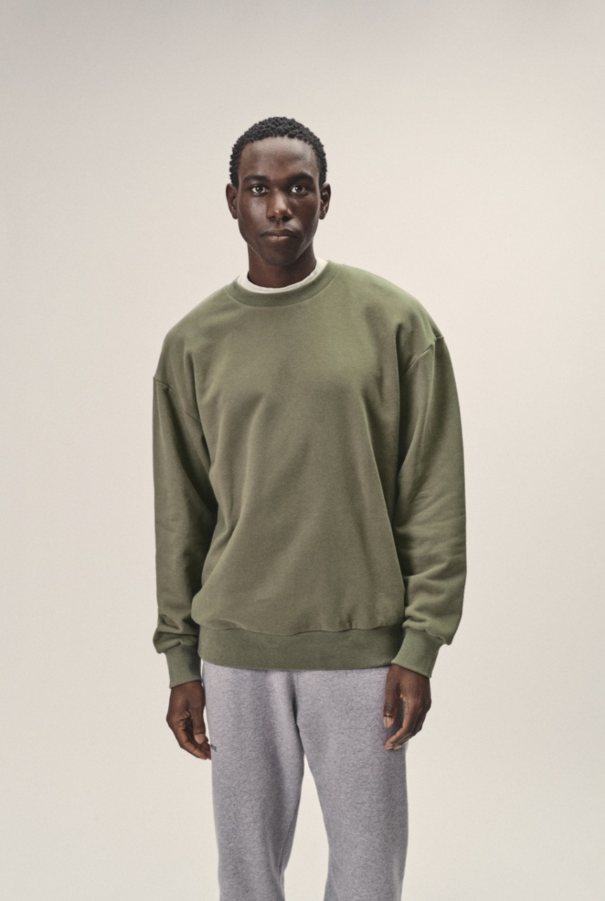 SWEATSHIRT Oversized | WOTE | olive XXL von WOTE