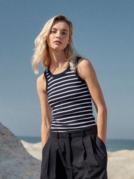 WOTE Tanktop new shape Streifen aus Organic Cotton von WOTE