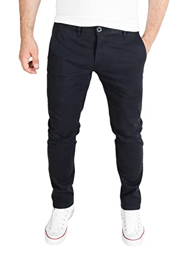 WOTEGA Adriano - Stretch Chinohose - Dunkelblaue Chino Herrenhosen - Stoffhose Für Männer, Blau (Night Sky 193924), W31/L34 von WOTEGA