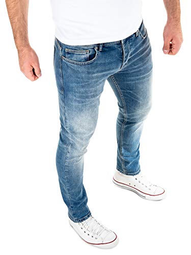 WOTEGA - Alistar Herrenjeans - Männer Denim Jeans - Blaue Herren Slim Fit Hosen, Blau (Insignia Blue 194028), W31/L32 von WOTEGA