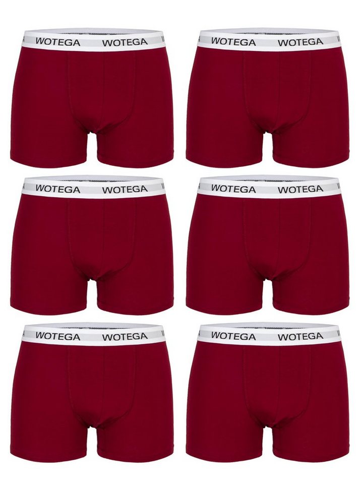 WOTEGA Boxershorts Joe (Spar-Packung, 6er-Pack) bequeme Baumwoll Unterhosen im 6er Pack von WOTEGA