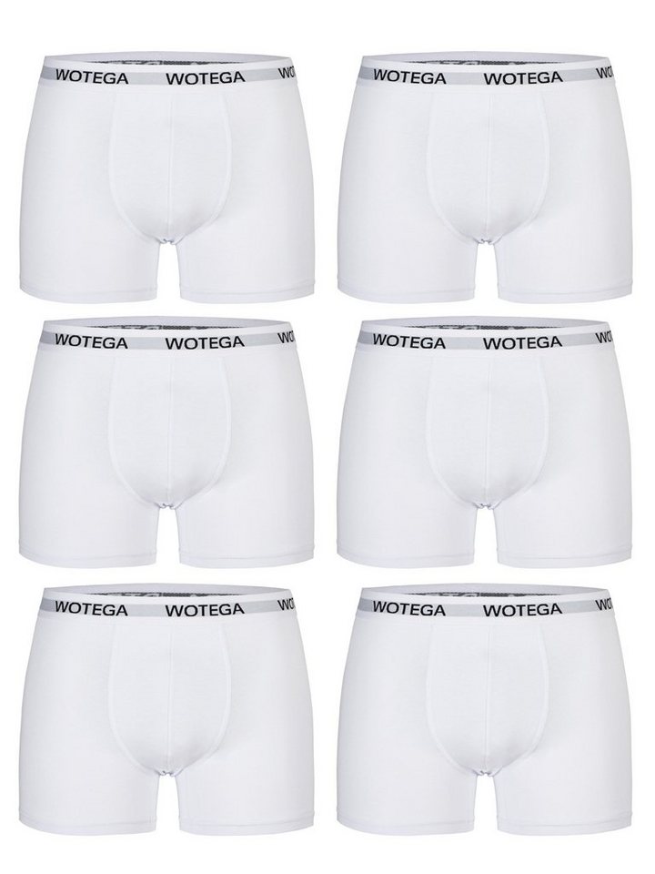 WOTEGA Boxershorts Joe (Spar-Packung, 6er-Pack) bequeme Baumwoll Unterhosen im 6er Pack von WOTEGA