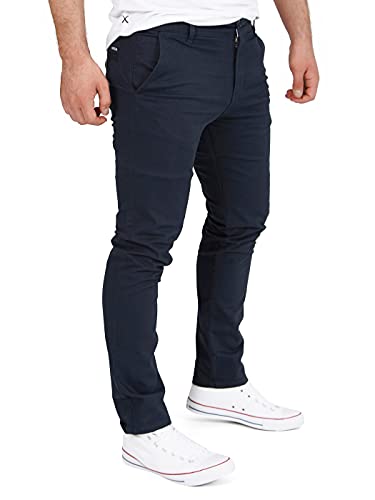 WOTEGA Glenn - Blaue Chino Herrenhosen - Chinohose Männer Stretch - Slim Fit Hosen, Blau (Sky Captain 193922), W34/L32 von WOTEGA