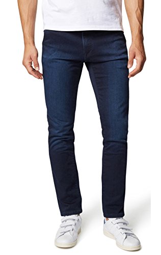 WOTEGA Herren Hose Dexter - Sweathose in Jeans-Look, Blau (Navy Blazer 3923), W32/L34 von WOTEGA