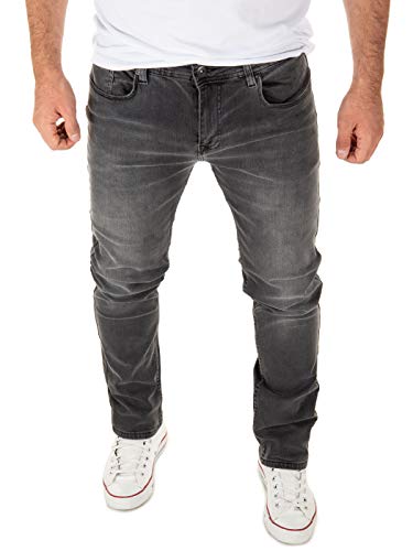 WOTEGA Justin - Herren Jeans Hosen - Slim Fit Jeanshose für Männer - Stretch Herrenhose Slimfit, Grau (Magnet 193901), W40/L34 von WOTEGA