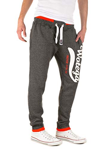 WOTEGA Herren Jogginghose Isaac - Männer Sporthose, Grau (Asphalt 190201), L von WOTEGA