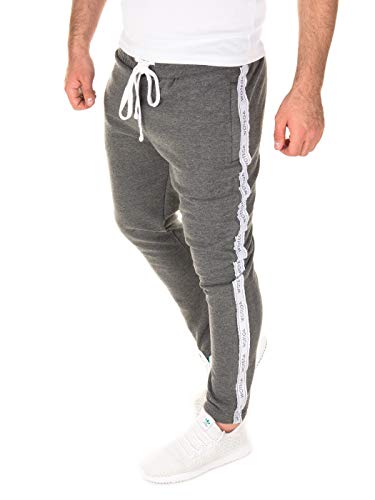 WOTEGA Herren Retro Jogginghose Valir, Grau (Castlerock 180201), M von WOTEGA