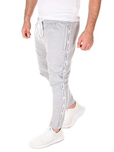 WOTEGA Herren Retro Jogginghose Valir, Grau (Dapple Gray 163907), M von WOTEGA