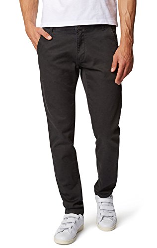 WOTEGA Herren Hose Dexter - Sweathose in Jeans-Look, Schwarz (Black 4008), W34/L30 von WOTEGA